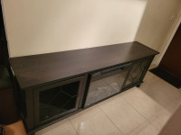 Selling Fireplace One door is missing glass but can be replaced