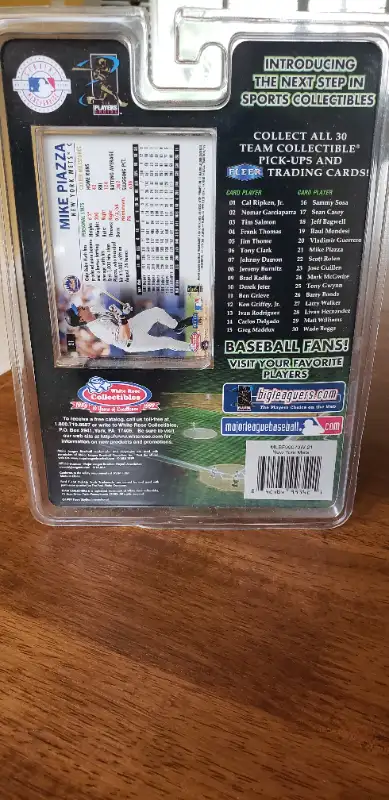 New York Mets Die Cast Vehicle and Mike Piazza Card *New* 199963848995143809123