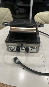 Rancilio Single Panini Grill With Top And Bottom Grooved Grill