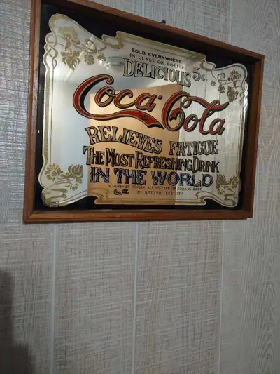 Antique Coca-Cola Mirror, View more