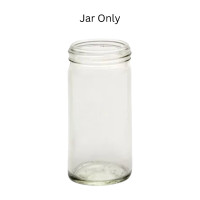 "NEW - in box"  4oz Glass Jars (case size 24 jars)