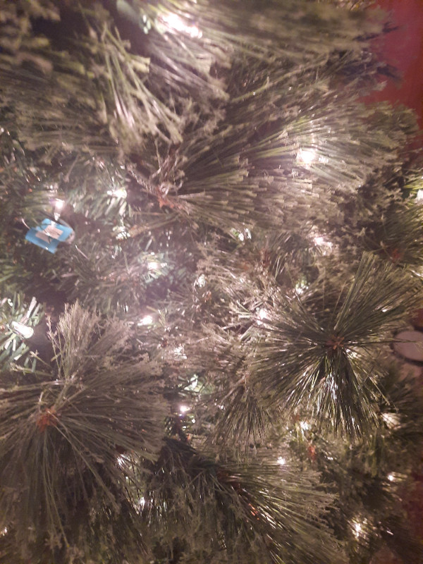 7.5 Foot Prelit Christmas Tree with LOTS of Extras! Holiday, Event