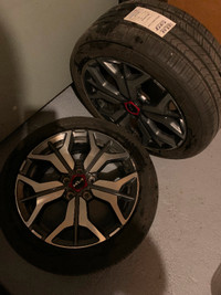 Tires 18” and rims in excellent condition.