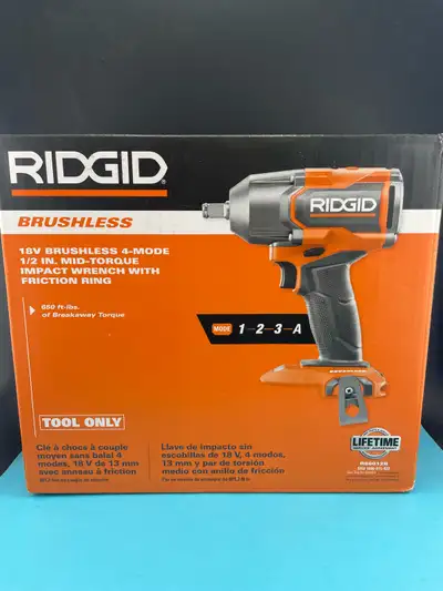 RIDGID 1/2” Impact Wrench R86012B, View more