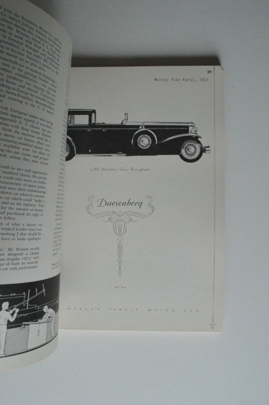 DUESENBERG mightiest american motor car by Elbert 1954 Edition dans Art et objets de collection  à Drummondville - Image 4