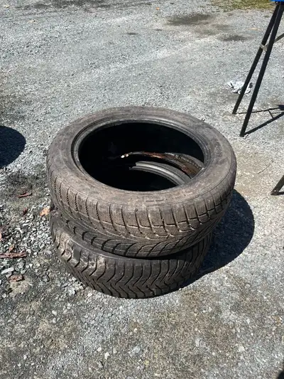 2 winter tires, one has 9/32 and one has 8/32 of tread depth. Pickup in Beaver Bank