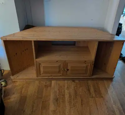 corner wood Tv stand , View more