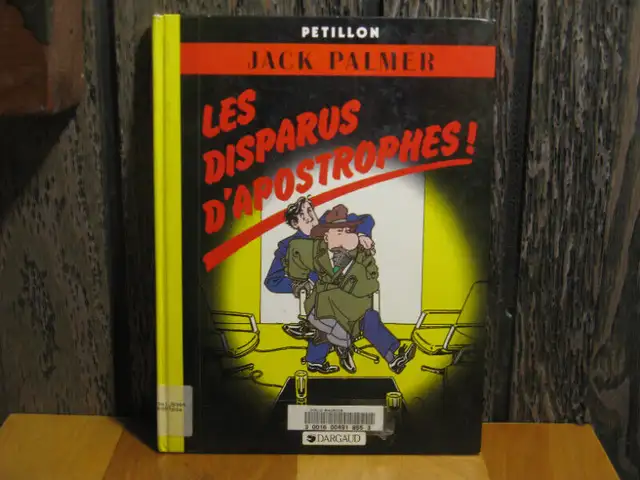 BD JACK PALMER LES DISPARUS D'APOSTROPHES ! in Other in Trois-Rivières - Image 2