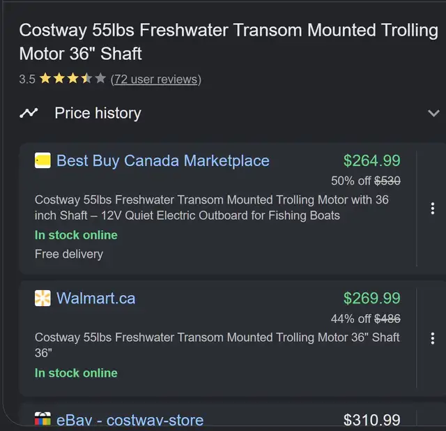New 55lb Trolling Moto for Sale in Fishing, Camping & Outdoors in Mississauga / Peel Region - Image 7