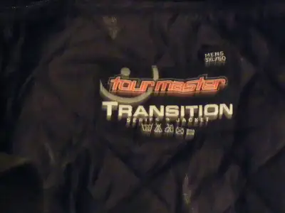 for sale lightly used tourmaster transition textile jacket size mens 3xl/50 very nice condition all...