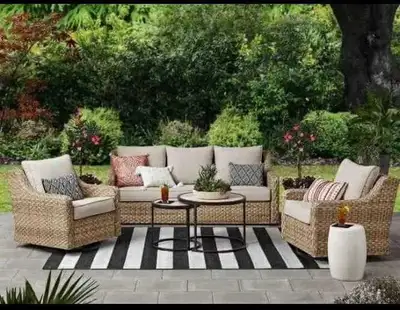 Wicker Patio Furniture Set, View more