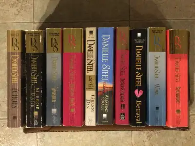 10 Danielle Steel Paperback Books - all for $20, View more