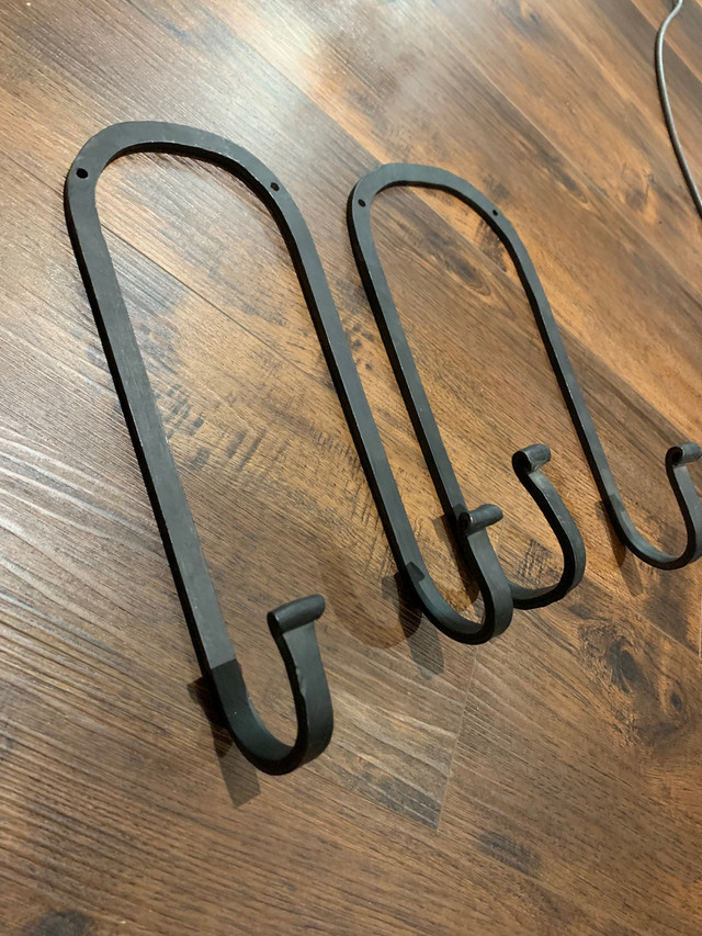 Cast iron wall hooks hand forged  in Home Décor & Accents in Kitchener / Waterloo