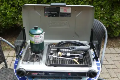 Coleman camp stove, View more