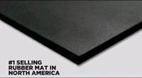 3x4 ft Premium Rubber   Flooring for Home Gym - ~   1 inch thick