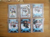 6 CARTES HOCKEY CARDS TREVOR ZEGRAS  ROOKIE, 5 MVP ,1 OPC MINT .