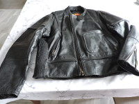 Manteau de cuir Dimitri homme large