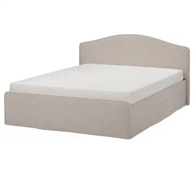 IKEA Ramnefjall Queen Upholstered Bed Frame, View more