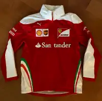 Official F1 Ferrari Rain/Wind Jacket with Hood - Men’s Size Smal