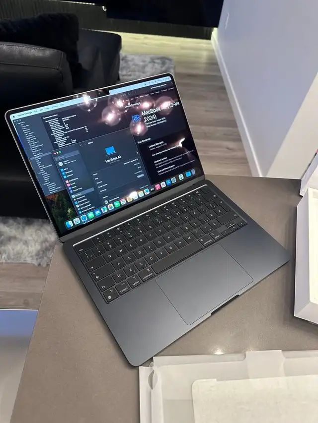 2024 Apple Macbook Air 13.6"/ M3 /100% Battery/1 Cycle!/WARRANTY in Laptops in Edmonton - Image 4