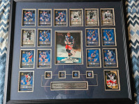 Framed Wayne Gretzky picture, of last game at Maple Leaf Gardens