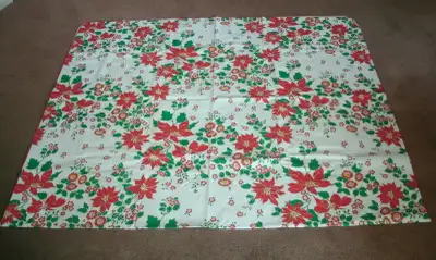Lovely Christmas Tablecloth, 90" x 52", View more