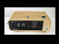 Vintage Panasonic RC-6003C Flip Clock Radio "The Vernon"