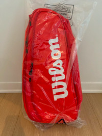 Brand new Wilson Super Tour Bag 9PK WR8010501 Tenis Bag