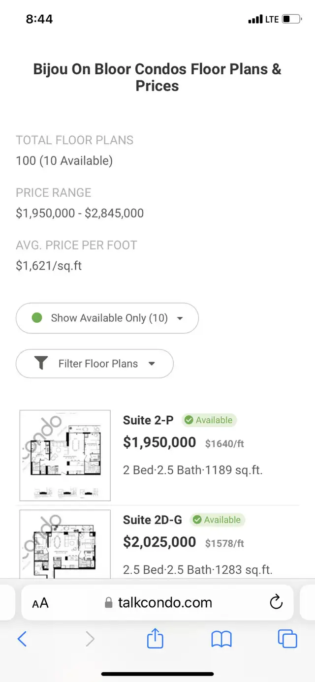 Bijou on Bloor assignment sale in Condos for Sale in City of Toronto - Image 4