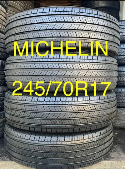 245/70R17 Michelin Primacy LTX (Take Off’s) ***** 4 NEW TAKE OFF TIRES / NO RIMS ***** BRAND: MICHEL...