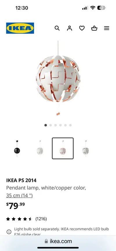 Ceiling lamp, View more