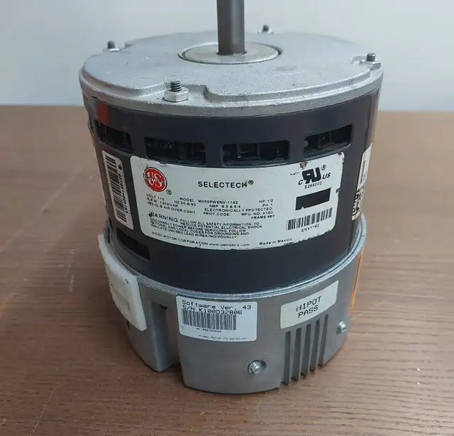 SELÉCTECH HVAC Blower Motor – Model M055PWENV-1182 - M106 in Heating, Cooling & Air in City of Toronto - Image 2