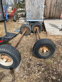 Two seven thousand pound axles  (best offer)