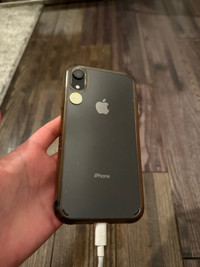 iPhone XR with case