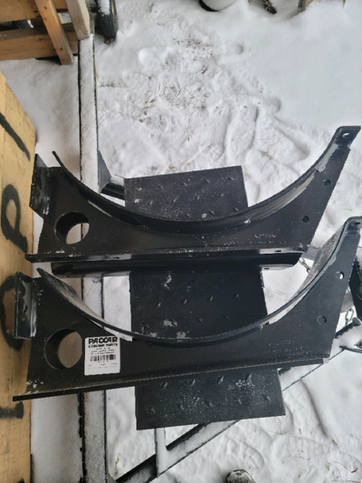 Brand new fuel tank mount brackets. Part # in the picture. Fits 24.5 inch diameter tank. $500 each,...