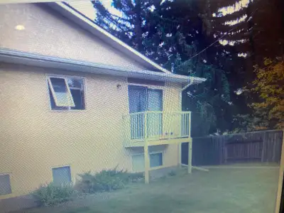 Plus all utilities ,up/ down , split level, private entrance, quite tenants ,ideal for retired