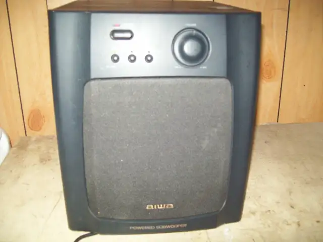 Aiwa active power subwoofer
