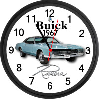 1967 Buick Riviera Custom Wall Clock - New - Classic Muscle