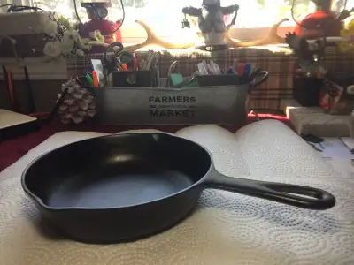 Vintage BSR , Red Mountain Series ,  5A  Cast Iron Pan, View more