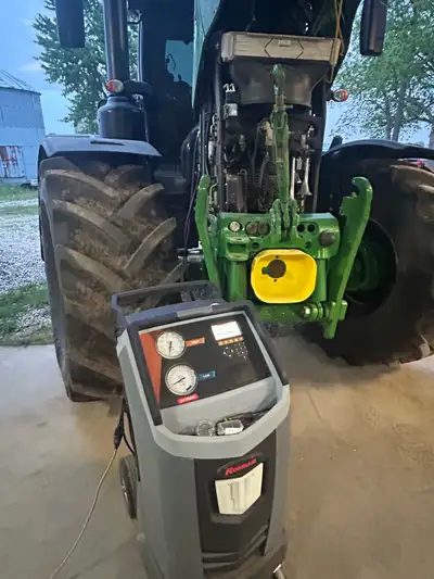 Automotive and agricultural a/c charging available for R134a systems. Outside of Atwood. (226)622-19...