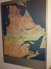 carte géographique du Québec