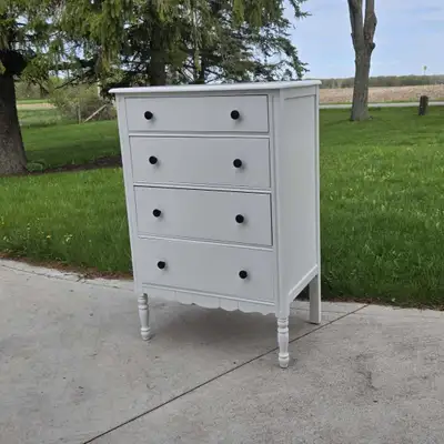 Refinished Solid 4 Drawer Dresser, View more