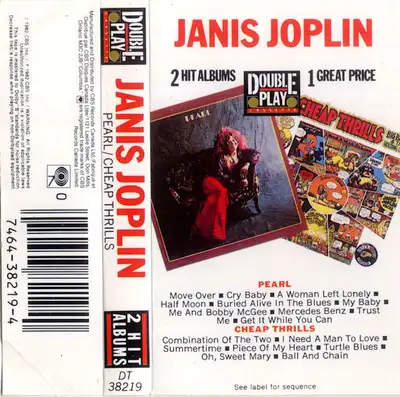 Janis Joplin -- Pearl / Cheap Thrills * CASSETTE AUDIO/TAPE, View more
