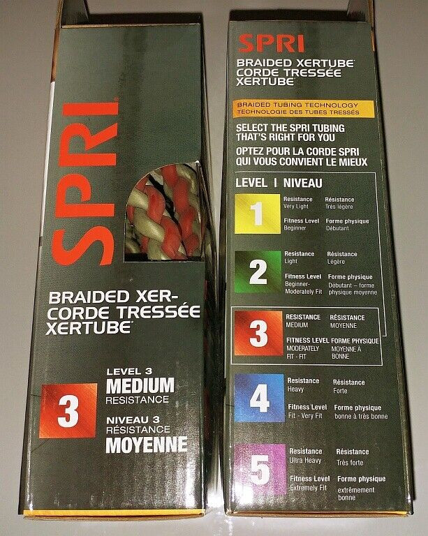 SPRI Braided Xertube Resistance Bands NEW Sealed 40% off in Exercise Equipment in St. Catharines - Image 3