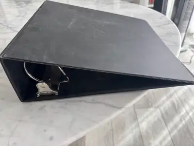 Black 3-Ring Binder, View more