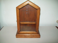 antique  wood clock case
