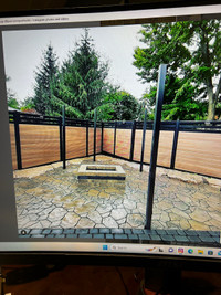 Fence and deck 