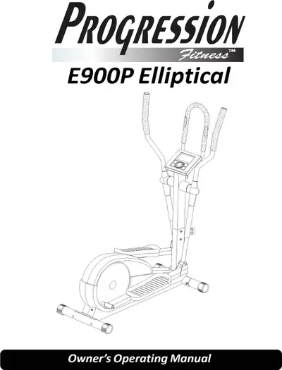 Progression Fitness E900P Elliptical - $150, View more