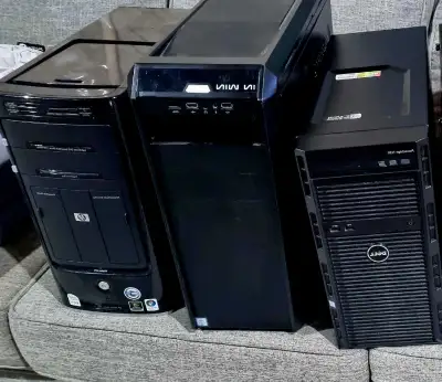 Desktop PCs x3 – Parts / Repair / Project Use, View more