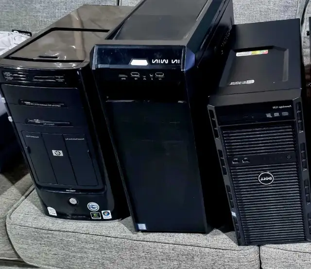 Desktop PCs x3 – Parts / Repair / Project Use in Desktop Computers in Edmonton - Image 2